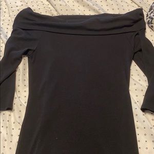 Black off the shoulder 3/4 sleeve size small